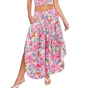 NWT flared floral pants